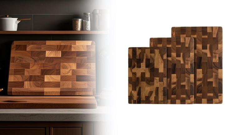 Skärbräda i massivt akaciaträ på Digdeal.se