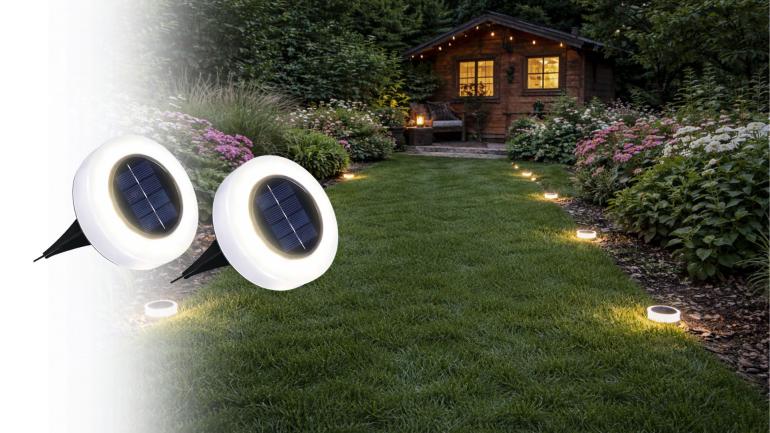 Solcellsdrivna marklampor LED på Digideal.se