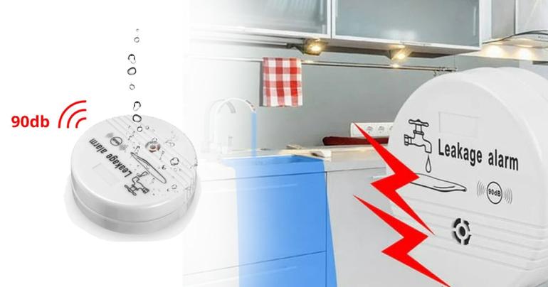 Trådlös sensor- och läckagealarm för vattenläckor på Digdeal.se
