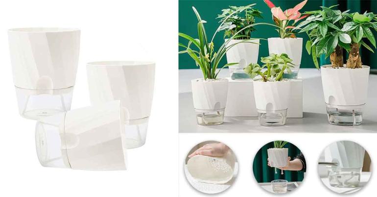Självvattnande blomkruka på Digideal.se
