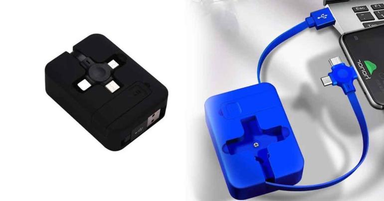 3 i 1 infällbar USB-kabel på Digdeal.se