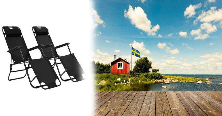 Hopfällbara solstolar på Digdeal.se