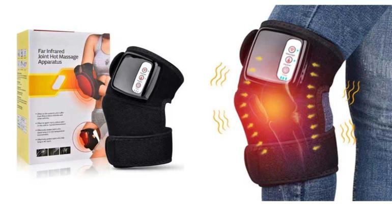 Elektriskt knästöd med värme och massage på Digdeal.se