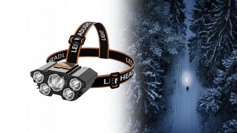 Uppladdningsbar pannlampa på Digdeal.se