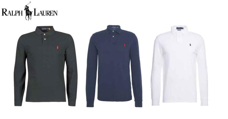 Ralph Lauren långärmad pikétröja på Digdeal.se