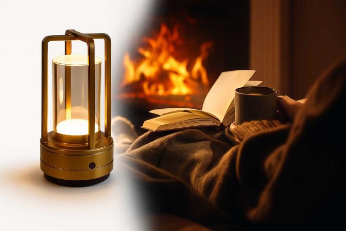 Touch-lampa med USB-laddning på Digdeal.se