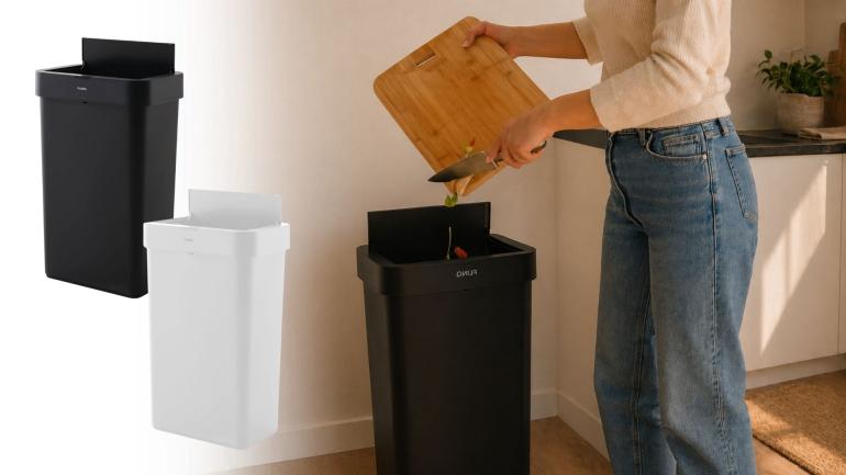 Sensorstyrd papperskorg - papperskorg på 50 liter som öppnas automatiskt