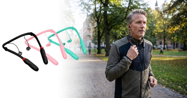 i35 Sporthörlurar med Bluetooth på Digideal.se