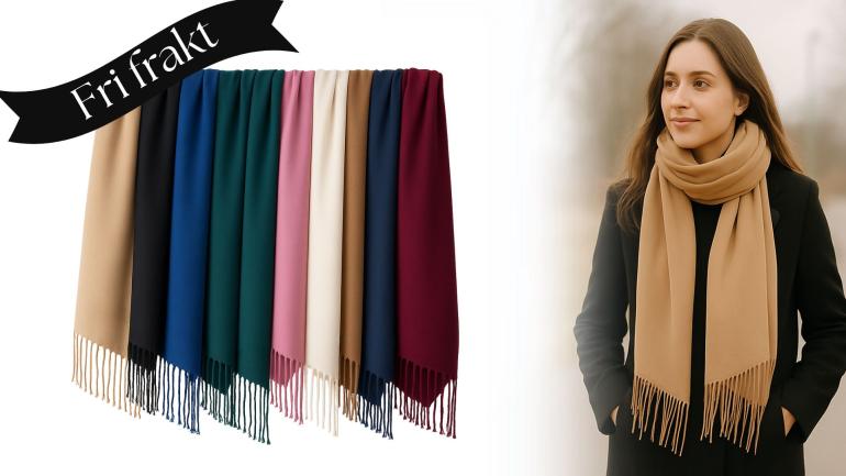 Cashmere sjal på Digdeal.se