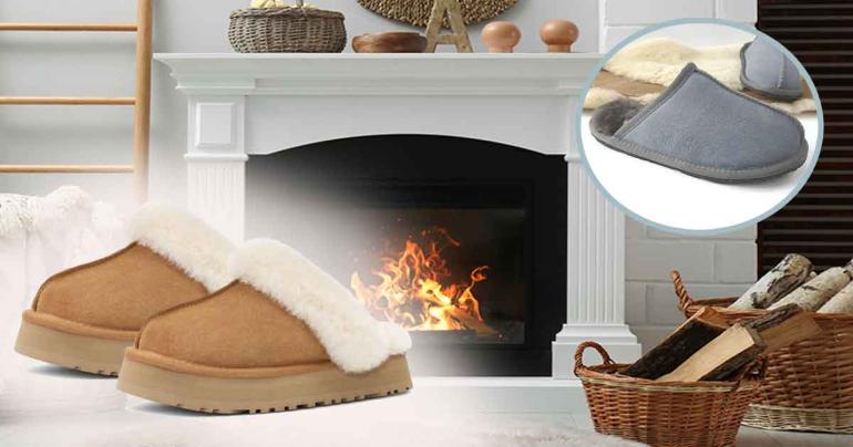 Fårskinnstofflor på Digdeal.se