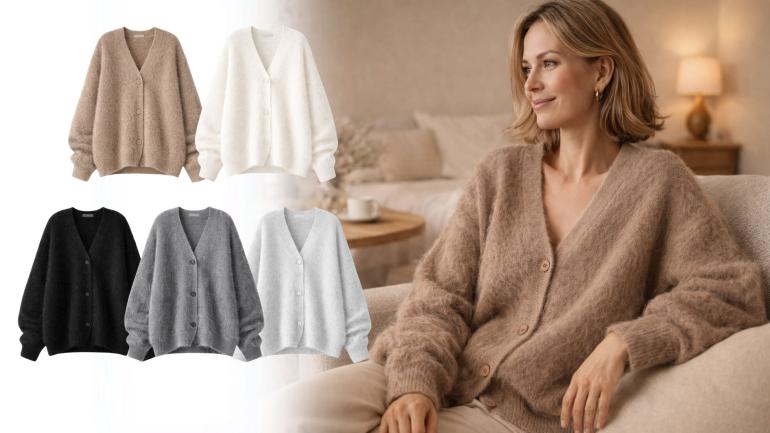 Stickad kofta på Digdeal.se