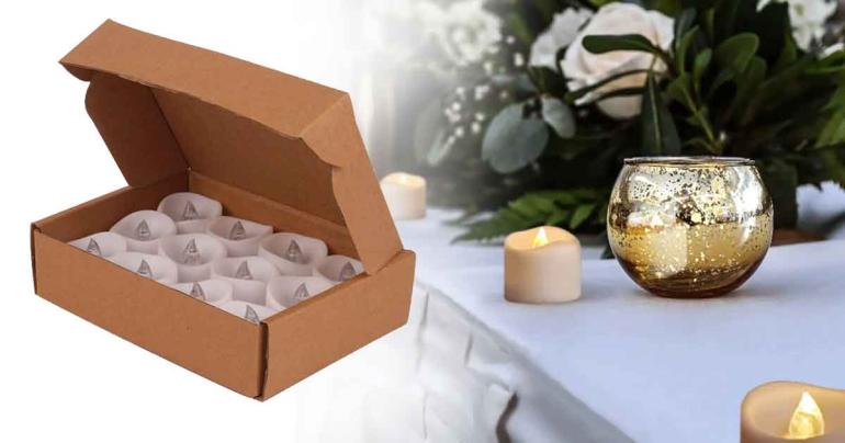Realistiska värmeljus med LED 12- eller 24-pack på Digdeal.se